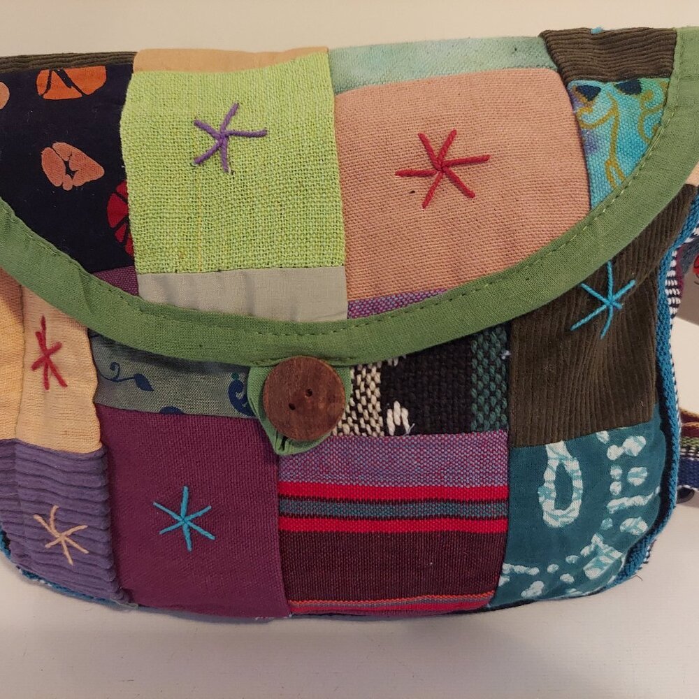 NWT Cotton Patchwork Small Purse-Pattern 1 NWT - image 3
